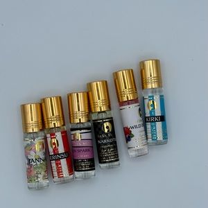 Set of 6 Oil roller perfumes